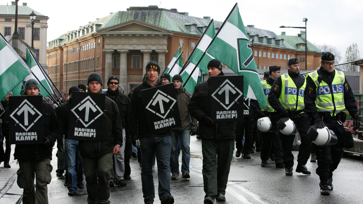 Svenska motståndsrörelsen är ett parti med nazistiska åsikter.